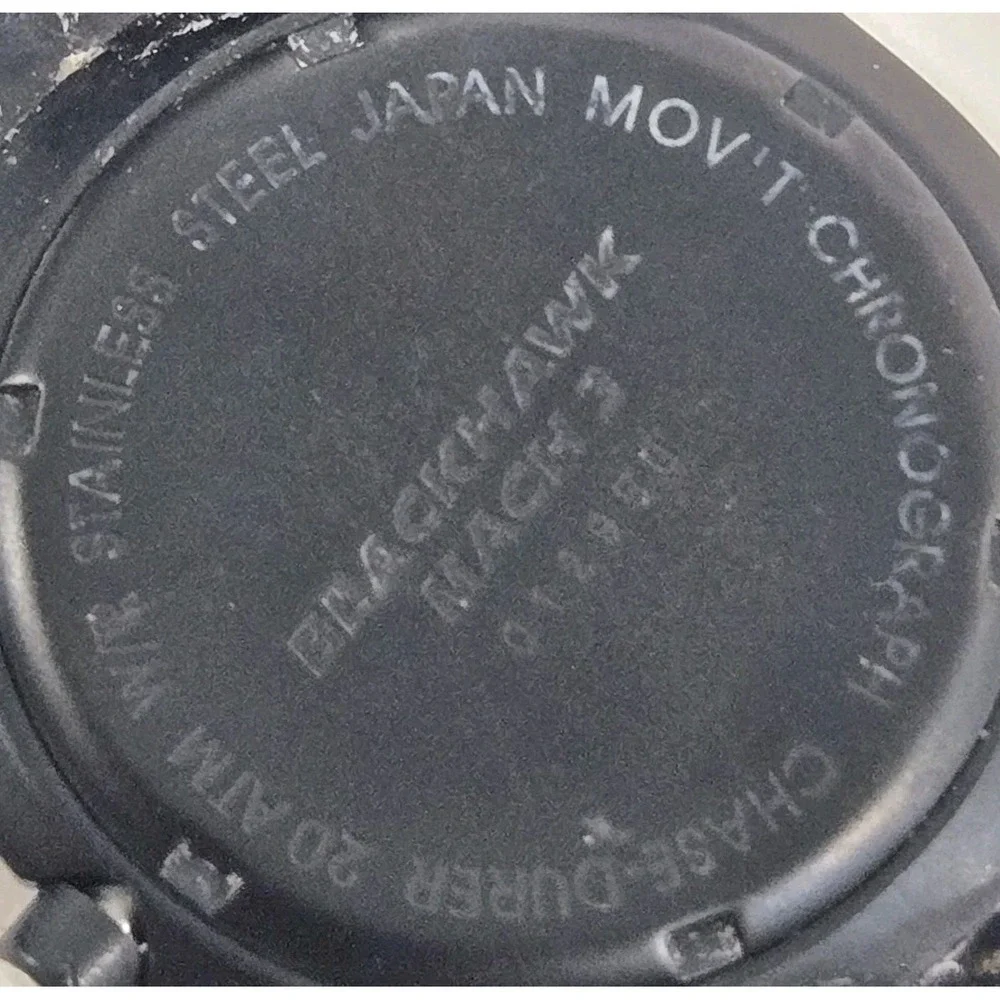 Chase-Durer Black Hawk Top Gun Mach 3 Watch